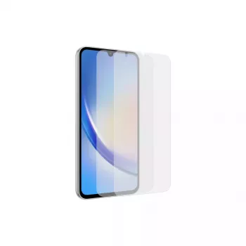 Proteção de ecrã Samsung EF-UA346 transparente para Galaxy A34 5G, transparente, 2 unid., compatível com ecrã de 6,6 inch