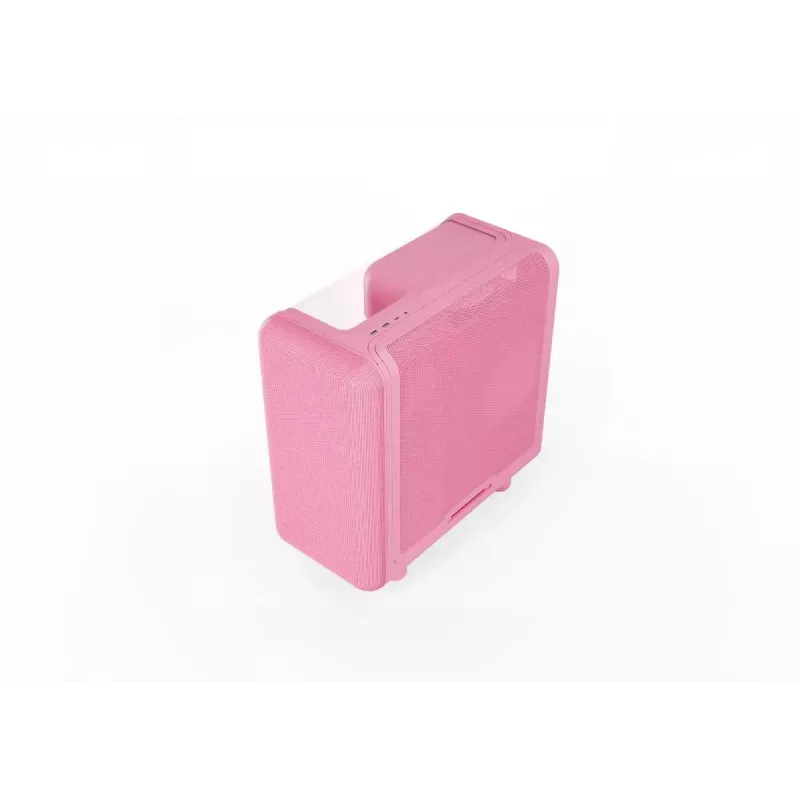 Caixa de PC Mid-Tower HYTE X50 Strawberry Milk, modelo CS-HYTE-X50G-SM