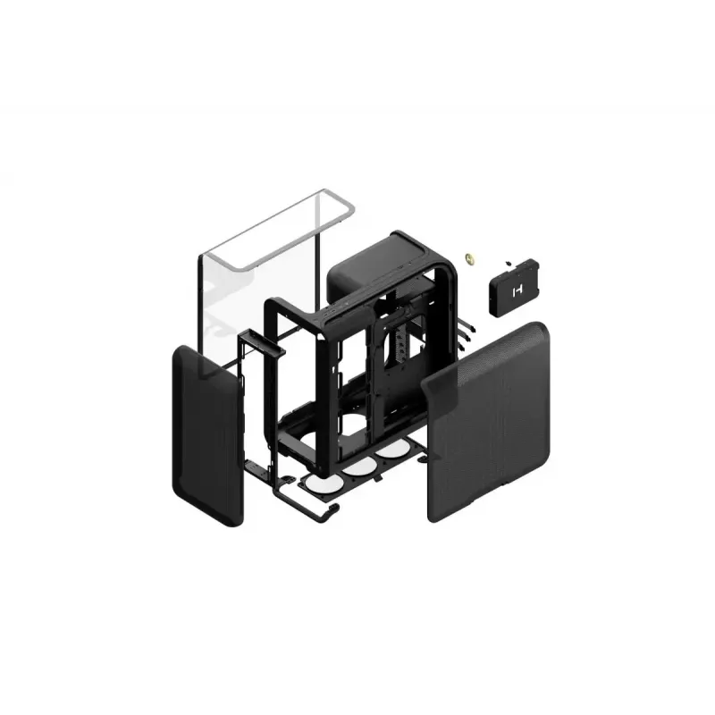 Caixa de PC Mid-Tower HYTE X50 Pitch Preto