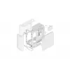 Caixa de PC Mid-Tower HYTE X50 AIR Snow White – chassis compacto com airflow