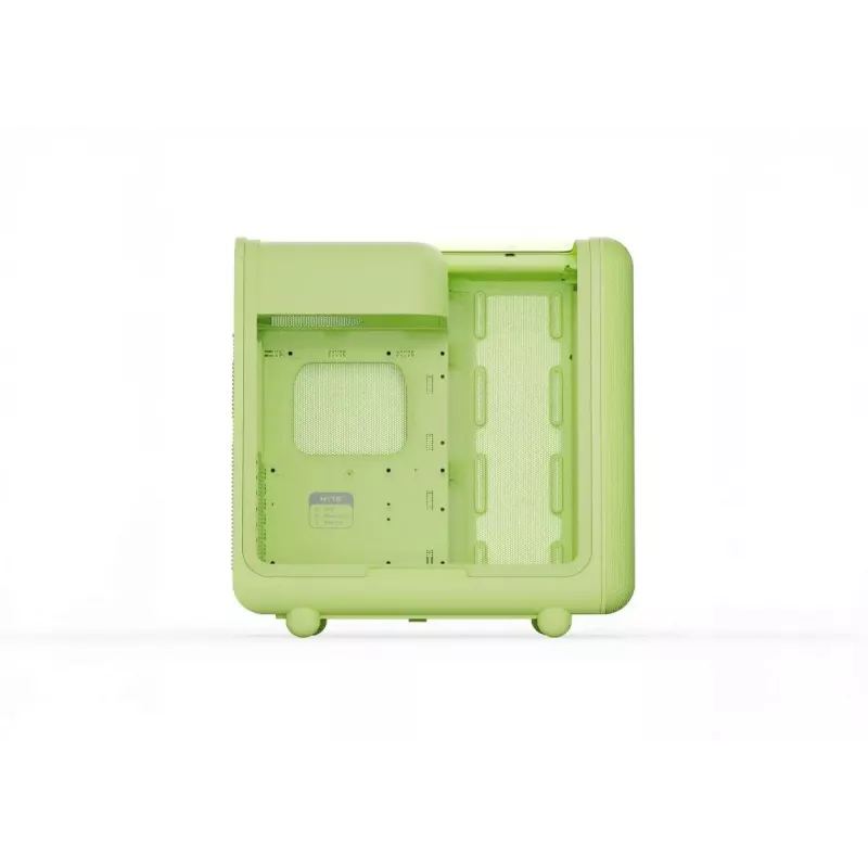 Caixa Mid-Tower HYTE X50 Matcha Milk – suporte ATX/mATX/Mini-ITX, vidro temperado, I/O frontal