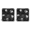 Unidade de ventilação de 2 ventoinhas Intellinet para caixa de parede de 19 polegadas, montagem no teto, cabo de alimentação de 1,8 m com ficha EU CEE 7/7, formato 120 x 120 mm, conjunto de ligação à terra incluído, preto