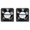 Unidade de ventilação de 2 ventoinhas Intellinet para caixa de parede de 19 polegadas, montagem no teto, cabo de alimentação de 1,8 m com ficha EU CEE 7/7, formato 120 x 120 mm, conjunto de ligação à terra incluído, preto