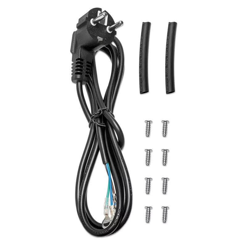 Unidade de ventilação de 2 ventoinhas Intellinet para caixa de parede de 19 polegadas, montagem no teto, cabo de alimentação de 1,8 m com ficha EU CEE 7/7, formato 120 x 120 mm, conjunto de ligação à terra incluído, preto