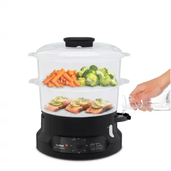 Vaporizador Tefal Minicompact VC139810 2 cestos autónomo 800 W preto