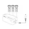 Carregador Autel multi-carregador para série EVO Max modelo 102002545 — 3 baterias, USB-C, potência de carregamento 120 W, entrada 100–240 V