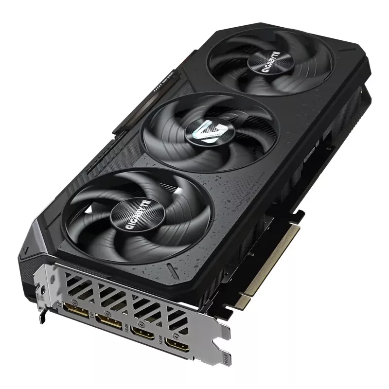 Placa gráfica GIGABYTE Radeon RX 9070 GAMING 16GB — 16GB GDDR6, 256-Bit, PCIe 5.0, 2520 MHz frequência do núcleo, 2×DisplayPort, 2×HDMI