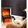 Aquecedor elétrico Carruzzo Q20P Radiador a óleo, 1800 W, 15–45 °C, caixa de vidro, controlo remoto/app/touch, temporizador 1–12 h, montagem na parede ou no chão, preto