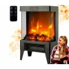 Aquecedor elétrico Carruzzo Q20P Radiador a óleo, 1800 W, 15–45 °C, caixa de vidro, controlo remoto/app/touch, temporizador 1–12 h, montagem na parede ou no chão, preto