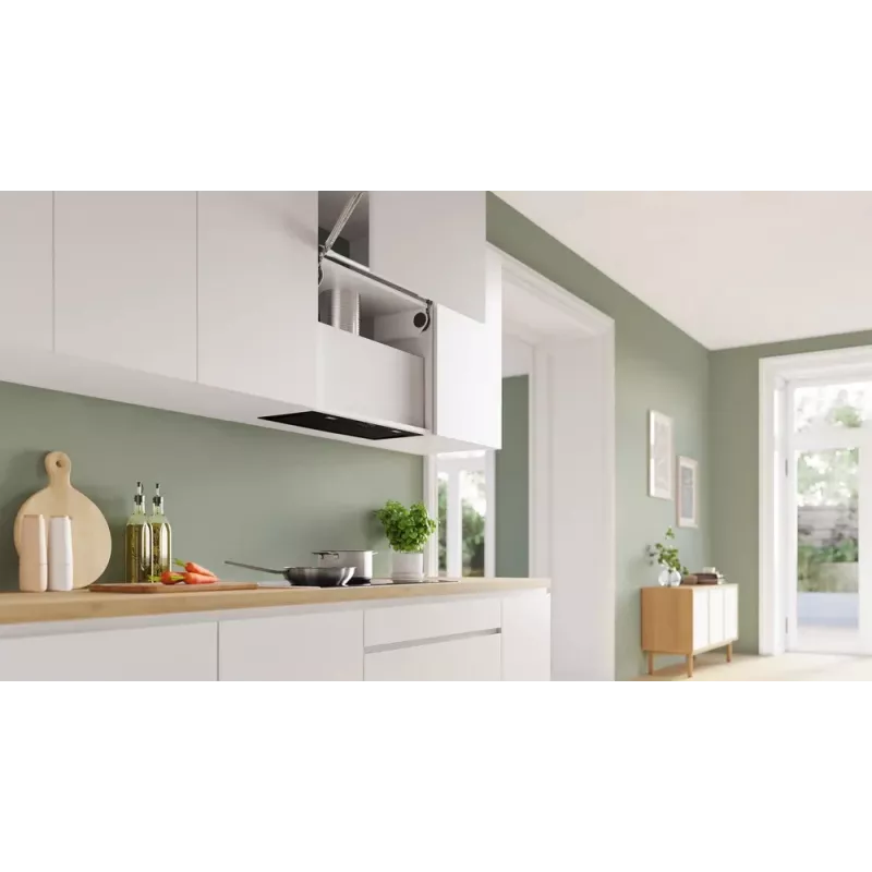 Exaustor Bosch Serie 8 DLN78PC60 encastrado preto 590 m³/h