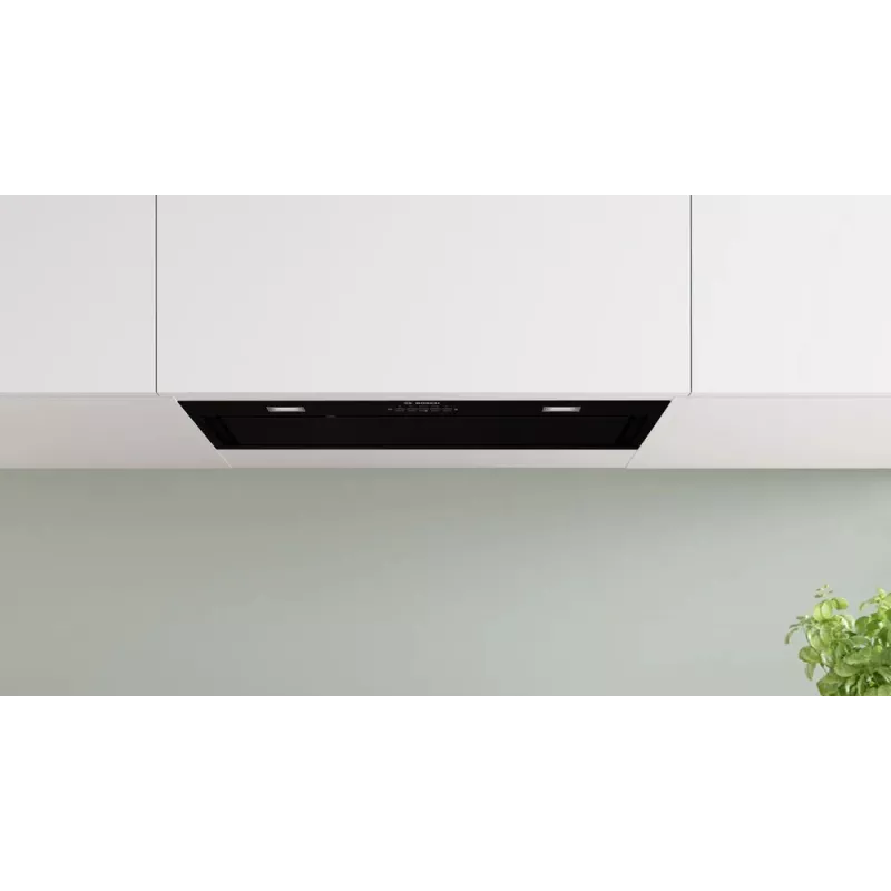 Exaustor Bosch Serie 8 DLN78PC60 encastrado preto 590 m³/h