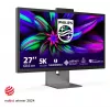Monitor Philips Brilliance 27E3U7903/00 68,6 cm (27 polegadas) 5120 x 2880 píxeis 5K Ultra HD LCD cinzento