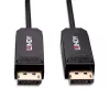 Lindy 10m Cabo híbrido de fibra ótica DP 2.0 UHBR10, 10 m, DisplayPort, DisplayPort, macho, macho, 7680 x 4320 píxeis
