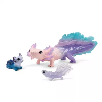 Schleich BAYALA Axolotl Discovery Set conjunto de brincar para crianças a partir dos 5 anos, multicolor