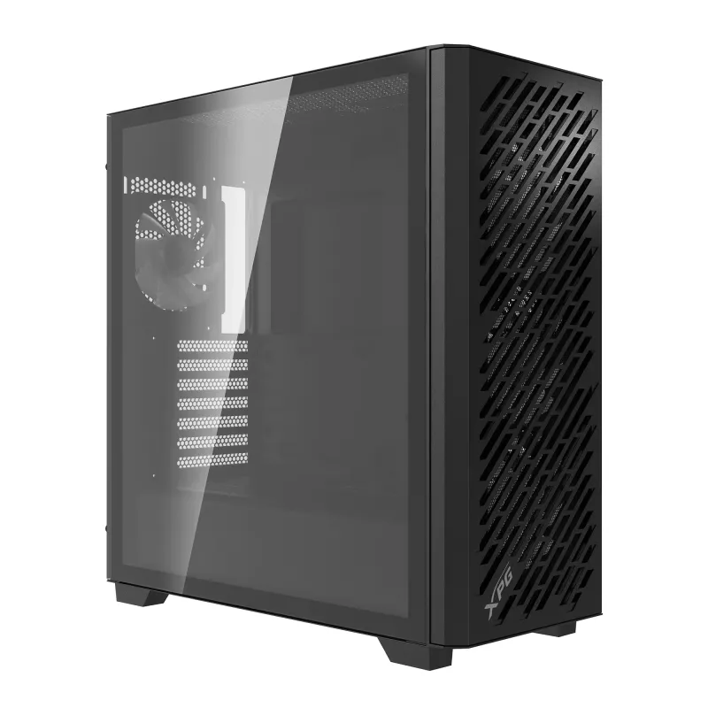Caixa XPG VALOR AIR PRO Mid-Tower, Midi Tower, PC, preto, ATX, EATX, micro ATX, Mini-ATX, SPCC, vidro temperado, multi