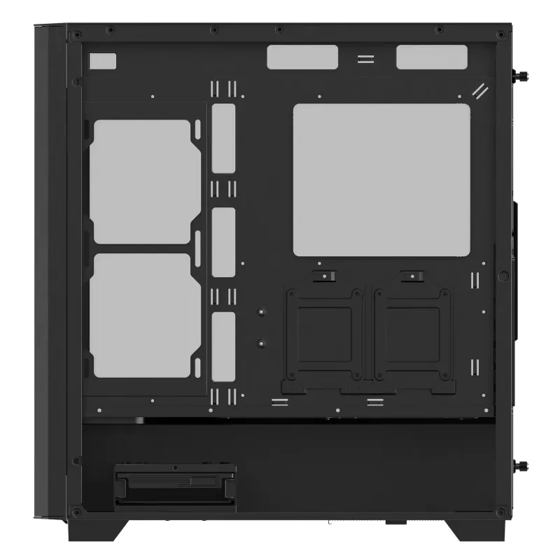 Caixa XPG VALOR AIR PRO Mid-Tower, Midi Tower, PC, preto, ATX, EATX, micro ATX, Mini-ATX, SPCC, vidro temperado, multi