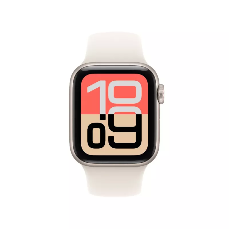 Smartwatch Apple Watch SE (3.ª Geração) SE 3 GPS + Cellular 40 mm caixa de alumínio Starlight com bracelete desportiva Starlight M/L