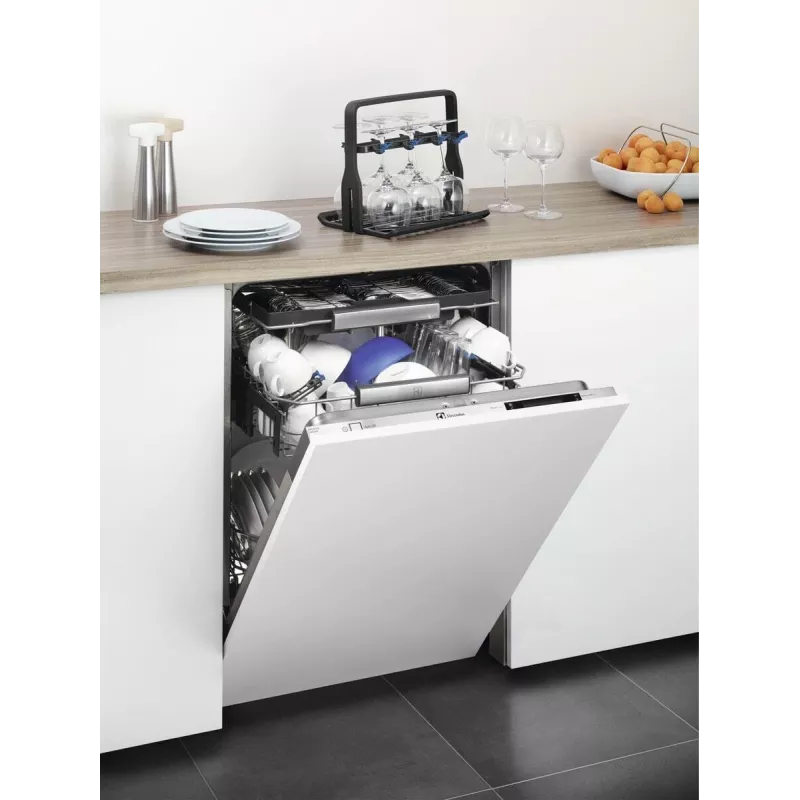Suporte para copos de vinho Electrolux 9029795540 — preto, para 8 copos, H260×B220×T330 mm