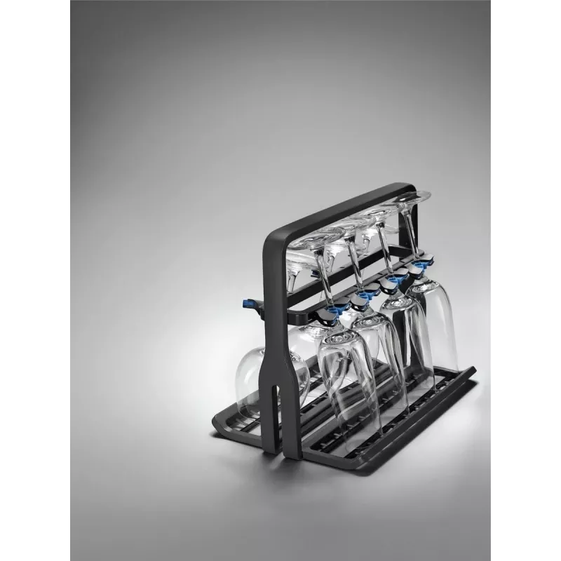 Suporte para copos de vinho Electrolux 9029795540 — preto, para 8 copos, H260×B220×T330 mm