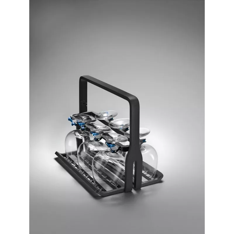 Suporte para copos de vinho Electrolux 9029795540 — preto, para 8 copos, H260×B220×T330 mm