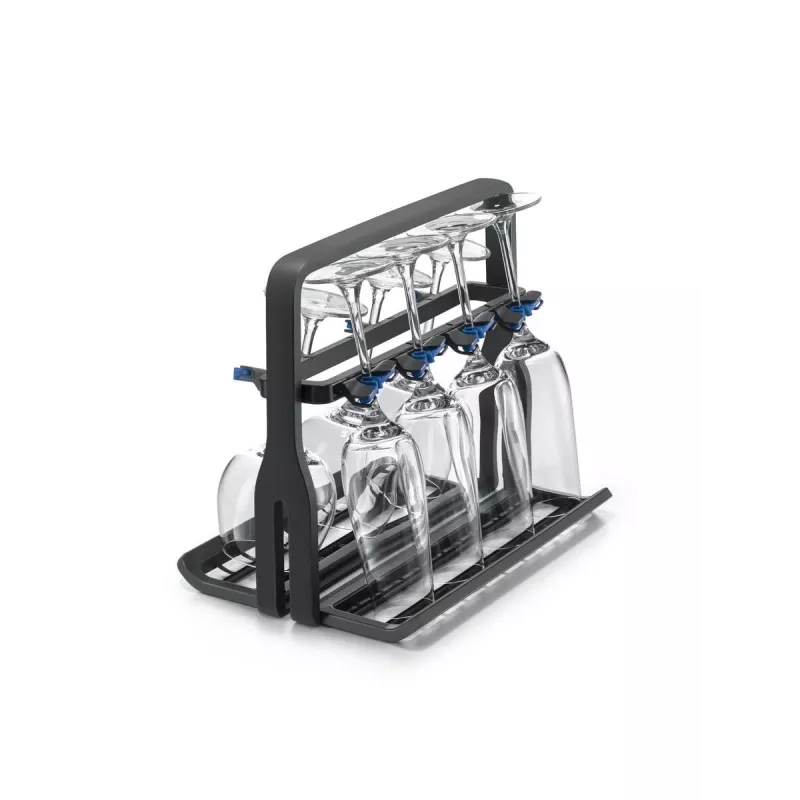 Suporte para copos de vinho Electrolux 9029795540 — preto, para 8 copos, H260×B220×T330 mm