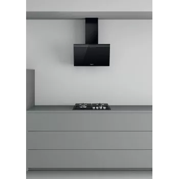 Whirlpool AKR 62F LT K Montagem na parede Preto 650 m³/h