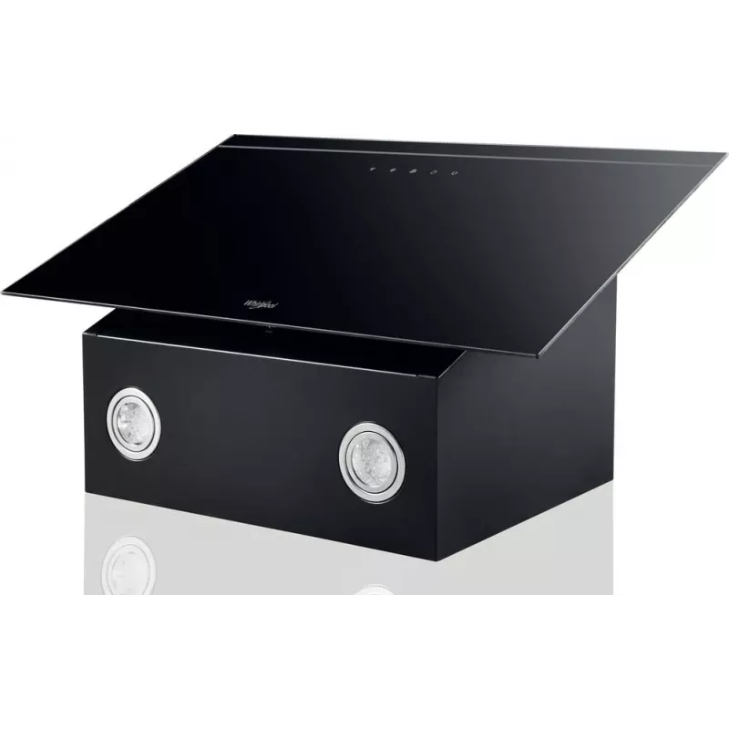 Whirlpool AKR 62F LT K Montagem na parede Preto 650 m³/h