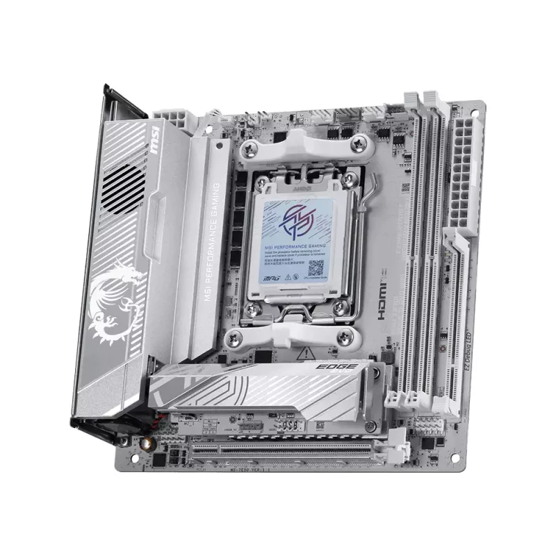 Placa-mãe MSI MPG X870I EDGE TI EVO WIFI AMD X870 Socket AM5 mini ATX