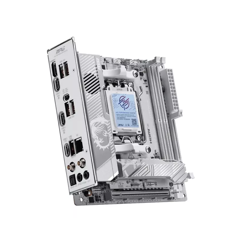 Placa-mãe MSI MPG X870I EDGE TI EVO WIFI AMD X870 Socket AM5 mini ATX