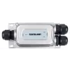 Extensor PoE++ Gigabit antivandalismo para exterior de 2 portas Intellinet, duas portas de 30 W, estende PoE até 100 m, orçamento de potência de 60 W, compatível com IEEE 802.3bt (4PPoE), à prova de água IP67, certificado IK10, caixa metálica