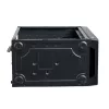 Caixa de PC Micro-ATX Akyga AK35BK, Micro ATX / Flex ATX / Mini ITX, 2x USB 2.0, sem fonte de alimentação, preto