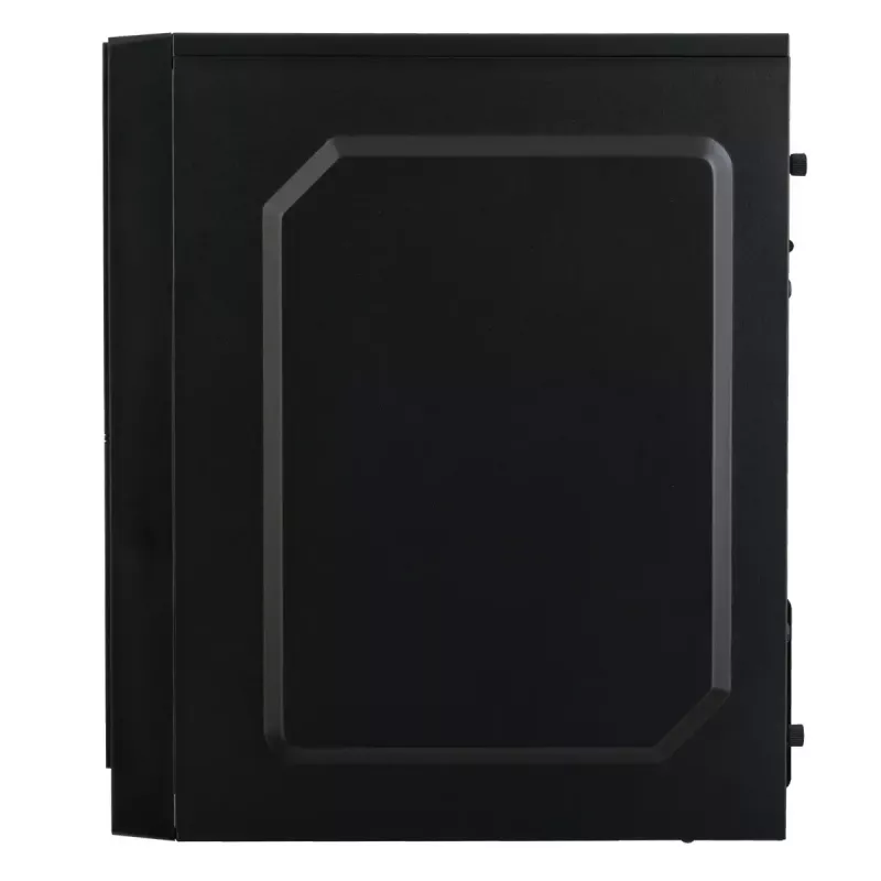 Caixa de PC Micro-ATX Akyga AK35BK, Micro ATX / Flex ATX / Mini ITX, 2x USB 2.0, sem fonte de alimentação, preto