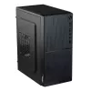 Caixa de PC Micro-ATX Akyga AK35BK, Micro ATX / Flex ATX / Mini ITX, 2x USB 2.0, sem fonte de alimentação, preto