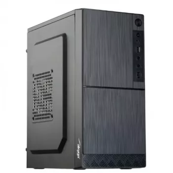 Caixa de PC Micro-ATX Akyga AK35BK, Micro ATX / Flex ATX / Mini ITX, 2x USB 2.0, sem fonte de alimentação, preto