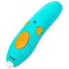 Caneta 3D 3Doodler Start Plus conjunto de extensão 0,77 mm turquesa