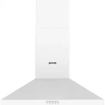 Exaustor Gorenje KH60A F2LB WH WHC629E4W RL_G400, 450 m³/h, recirculação/extração, C, A, B, 65 dB
