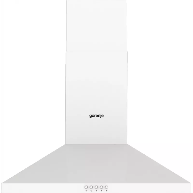 Exaustor Gorenje KH60A F2LB WH WHC629E4W RL_G400, 450 m³/h, recirculação/extração, C, A, B, 65 dB