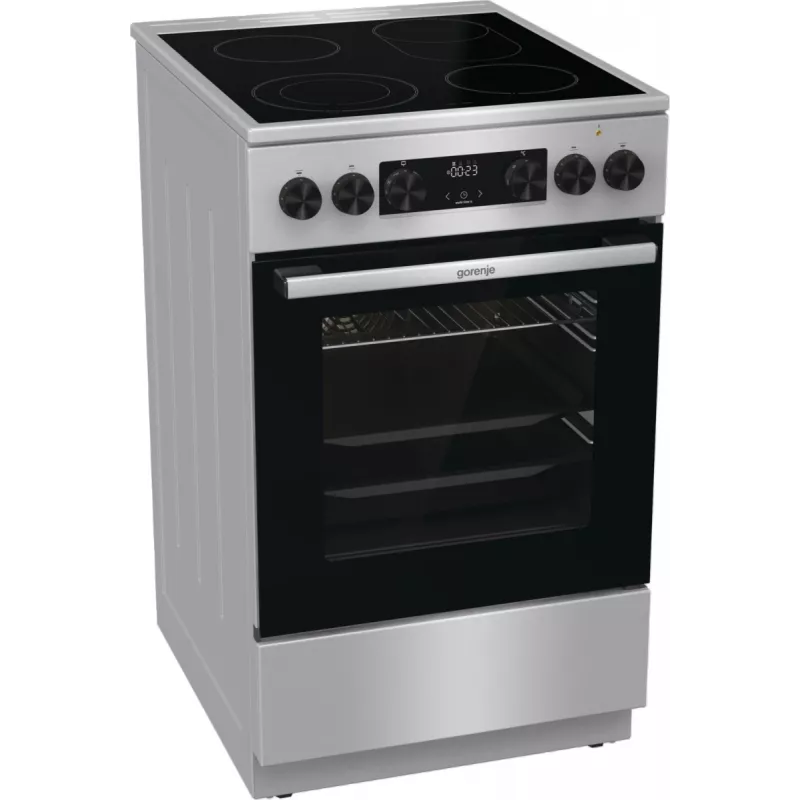 Fogão Gorenje GECS5C70XA fogão independente elétrico placa vitrocerâmica aço inoxidável