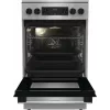 Fogão Gorenje GECS5C70XA fogão independente elétrico placa vitrocerâmica aço inoxidável