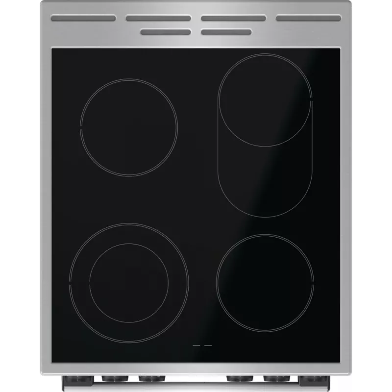 Fogão Gorenje GECS5C70XA fogão independente elétrico placa vitrocerâmica aço inoxidável