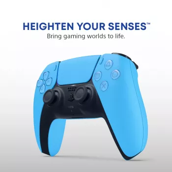 Comando Sony DualSense v3 Azul — Bluetooth/USB, USB-C, bateria integrada, compatível com PlayStation 5