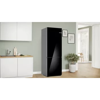 Combinado frigorífico-congelador Bosch Serie 6 KGN49LBCF Independente 440 L Preto