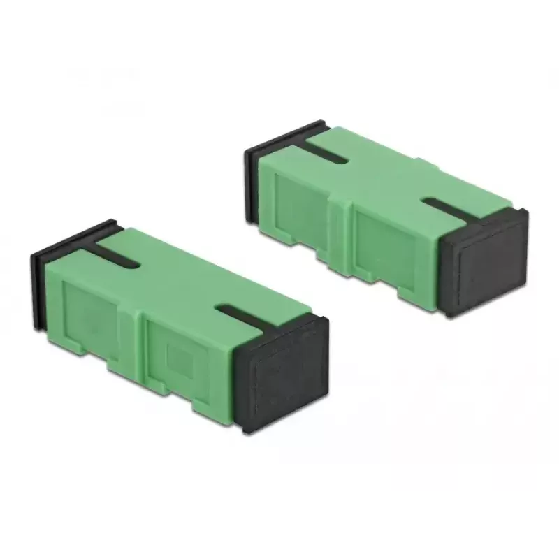 Acoplador de fibra ótica SC simplex fêmea para SC simplex fêmea 4 unid. DeLOCK 85923
