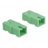 Acoplador de fibra ótica SC simplex fêmea para SC simplex fêmea 4 unid. DeLOCK 85923