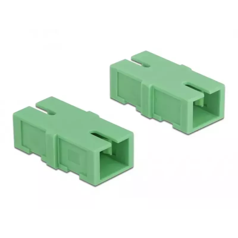 Acoplador de fibra ótica SC simplex fêmea para SC simplex fêmea 4 unid. DeLOCK 85923
