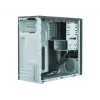 Caixa de PC CHIEFTEC ATX Mini-Tower alumínio escovado SECC preto — Micro ATX, 2 baías de 3,5