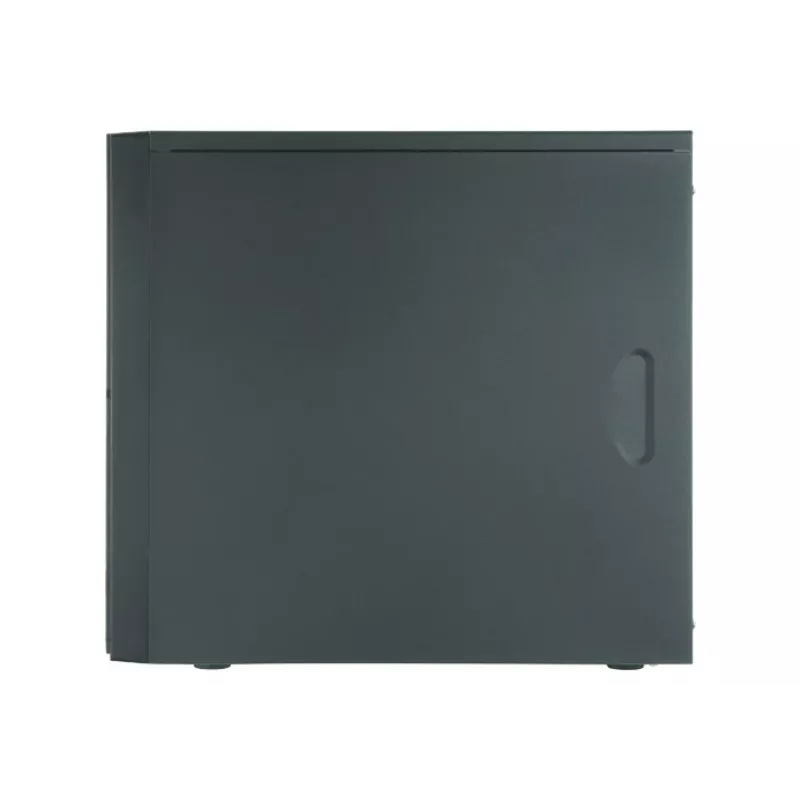Caixa de PC CHIEFTEC ATX Mini-Tower alumínio escovado SECC preto — Micro ATX, 2 baías de 3,5