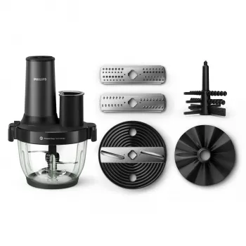 Picadora elétrica Philips 5000 Série HR1507/00 2 L 650 W preta