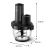 Picadora elétrica Philips 5000 Série HR1507/00 2 L 650 W preta