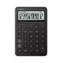 Calculadora de secretária CASIO MS-200DQ — Basic, 12 dígitos, pilha/solar, funções de imposto e margem, preta